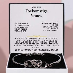 Van man voor vrouw | DIANA_HEARTBRACELET