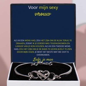 Van man voor vrouw | MORGAN_HEARTBRACELET